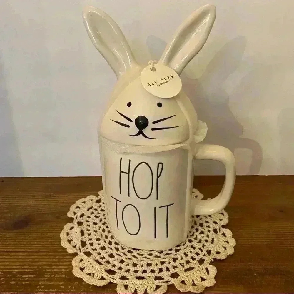 Rae Dunn Bunny Mug and Hunny Bunny Plate set - Picture 6 of 6